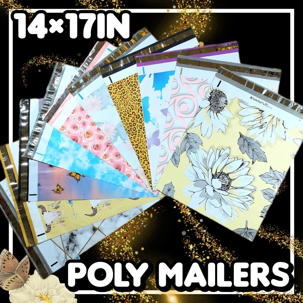 Poly Mailers 14x17" mix - Picture 2 of 14
